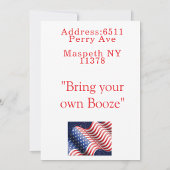 Invitation à la fête du 4 juillet