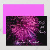 Invitation à la fête du 4 juillet_ (Devant / Derrière)