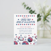 Invitation à la fête du 4 juillet (Debout devant)