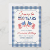Invitation à la fête du 4 juillet 250 ans (Devant)