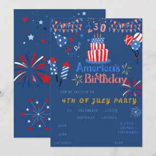 Invitation à la fête du 4 juillet – 250e anniversa