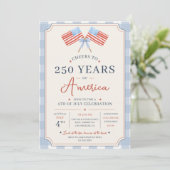 Invitation À la fête du 4 juillet pour les 250 ans de l'Améri (Debout devant)