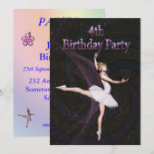 Invitation à la fête du 4e anniversaire de Balleri (Devant / Derrière)