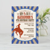 Invitation à la fête du 4e anniversaire de Cowboy (Debout devant)