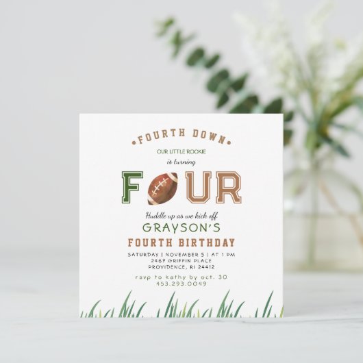 Invitation à la fête du 4e anniversaire du footbal (Debout devant)