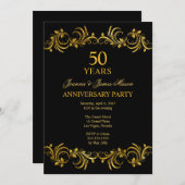 Invitation à la fête du 50 ans (Devant / Derrière)