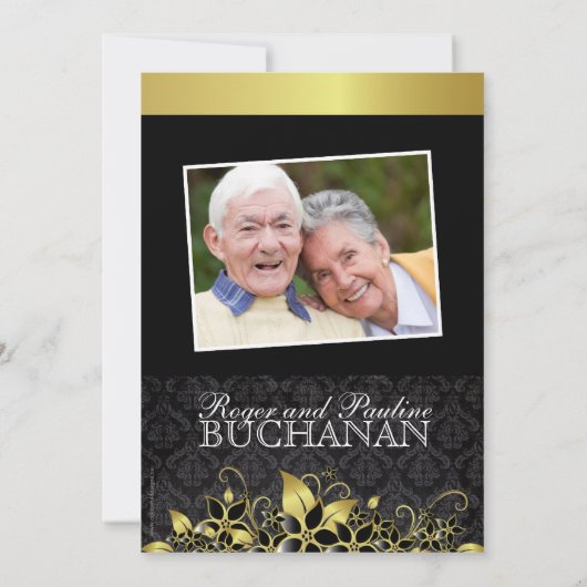 Invitation à la fête du 50e anniversaire (Dos)