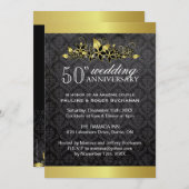 Invitation à la fête du 50e anniversaire (Devant / Derrière)