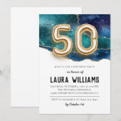 Invitation à la fête du 50e anniversaire (Devant / Derrière)