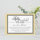 Invitation à la fête du 50e anniversaire (Debout devant)