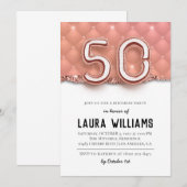 Invitation à la fête du 50e anniversaire (Devant / Derrière)