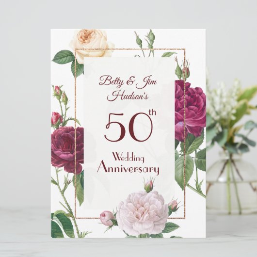 Invitation à la fête du 50e anniversaire (Debout devant)