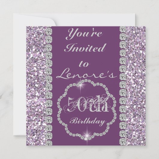 Invitation à la fête du 50e anniversaire (Devant)