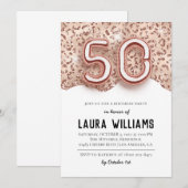 Invitation à la fête du 50e anniversaire (Devant / Derrière)