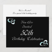 Invitation à la fête du 50e anniversaire (Devant / Derrière)