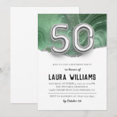Invitation à la fête du 50e anniversaire (Devant / Derrière)