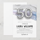Invitation à la fête du 50e anniversaire (Devant / Derrière)