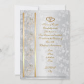 Invitation à la fête du 50e anniversaire anges vic (Dos)