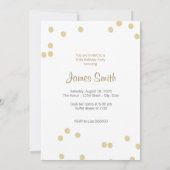 Invitation à la fête du 50e anniversaire Ballons d (Dos)