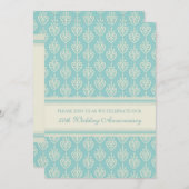 Invitation à la fête du 50e anniversaire d'Aqua Cr (Devant / Derrière)