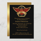 Invitation à la fête du 50e anniversaire de Black (Devant / Derrière)