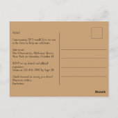 Invitation à la fête du 50e anniversaire de la fem (Dos)