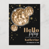 Invitation à la fête du 50e anniversaire de la fem (Devant)