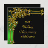 Invitation à la fête du 50e anniversaire de mariag (Devant / Derrière)