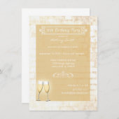 Invitation à la fête du 50e anniversaire de Rustic (Devant / Derrière)