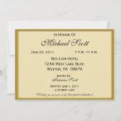 Invitation à la fête du 50e anniversaire Fancy and (Dos)