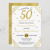 Invitation à la fête du 50e anniversaire, Faux Or (Devant / Derrière)