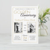 Invitation à la fête du 50e anniversaire, Faux Or (Debout devant)