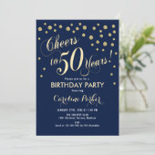 Invitation à la fête du 50e anniversaire - Gold Na (Debout devant)