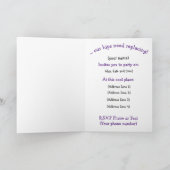 Invitation à la fête du 50e anniversaire, Jeu de m (Intérieur)