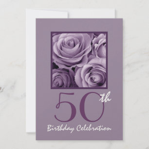 Invitation à la fête du 50e anniversaire Lilac Pur