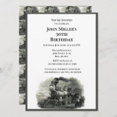 Invitation à la fête du 50e anniversaire masculin (Devant / Derrière)