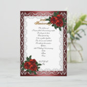 Invitation à la fête du 50e anniversaire pour les  (Debout devant)