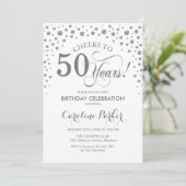 Invitation à la fête du 50e anniversaire - Silver  (Debout devant)