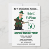 Invitation à la fête du 50e anniversaire surprise  (Devant)