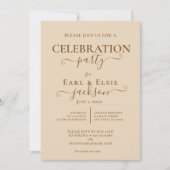 INVITATION À LA FÊTE DU 50ÈME ANNIVERSAIRE (Devant)