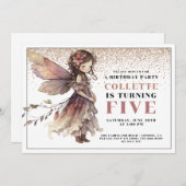 Invitation à la fête du 5e anniversaire de Fairy G (Devant / Derrière)