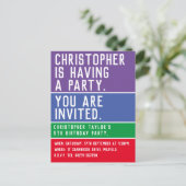 Invitation à la fête du 5e anniversaire de l'enfan (Debout devant)