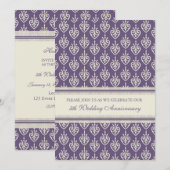 Invitation à la fête du 5e anniversaire de Plum Cr (Devant / Derrière)