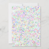 Invitation à la fête du 5e anniversaire - Thème de (Dos)