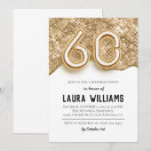 Invitation à la fête du 60e anniversaire (Devant / Derrière)