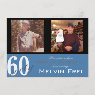 Invitation à la fête du 60e anniversaire