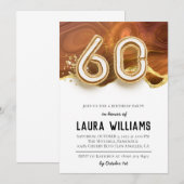 Invitation à la fête du 60e anniversaire (Devant / Derrière)