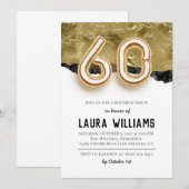 Invitation à la fête du 60e anniversaire (Devant / Derrière)