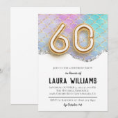 Invitation à la fête du 60e anniversaire (Devant / Derrière)