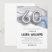 Invitation à la fête du 60e anniversaire (Devant / Derrière)